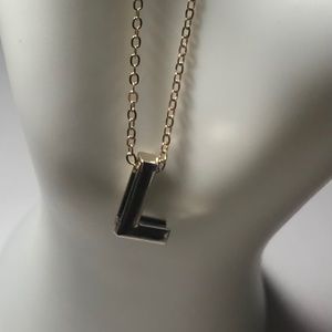 “L” initial charm bracelet